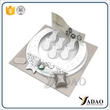 China customize design acrylic jewelry display set jewelry showcase display design manufacturer