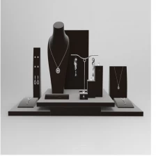 China móveis de exibição de jóias personalizadas, exibição de jóias, alta luxo luz gloosy laca exibição acabamento de jóias stand / caixa / armário / quiosque fabricante