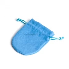ประเทศจีน เครื่องประดับ ELVET กระเป๋ากระเป๋า Drawstring กระเป๋าสีฟ้าสีชมพูสีเขียวถุงของขวัญขนาดเล็กสำหรับเครื่องสำอางตัวอย่างลิปสติกต่างหูสร้อยคอ ผู้ผลิต