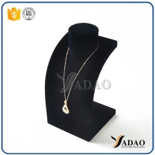 China fire-new solid top quality  fancy everlasting competitive price wholesale velvet necklace bust for necklece/pendant display manufacturer