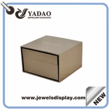 China high end luxury  jewelry box plastic ring box manufacturer
