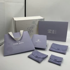 China Hohe qualität marke schmuck verpackung taschen tasche tasche papiereinkaufstasche mikrofaser tasche tasche geschenk verpackung Hersteller