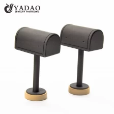 China ingenious original new design wholesale funny mdf leather jewelry display stands jewelry holder manufacturer