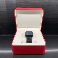 China new arrival customize watch packaging box plastic box pu leather cushion watch box  manufacturer