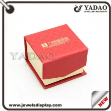 porcelana paper box packaging jewelry connected magnet flap lid paper jewelry box customize fabricante