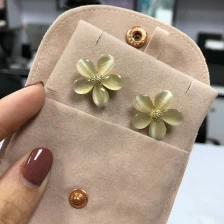 China snap pouch bag velvet pouch functional pouch pad earrings pendant bracelet packaging insert pad jewelry pouch bag manufacturer