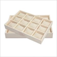 China stackable display tray wooden jewelry display pillow tray serves bangle/bracelet/watch display tray  manufacturer