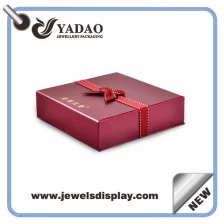 China wholesale logo printed custom made paper jewelry box manufacturer