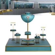 China vitrine para exibição de jóias definição de moldura de metal props de jóias de jóias de jóias fabricante