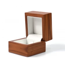 China yadao high end luxury wooden jewelry box ring gift box packaging manufacturer
