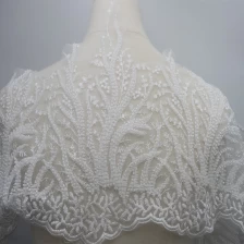 China Beaded Metallic Embroidery Lace Trimming manufacturer