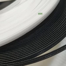 Chine Chine Usine de gros en polyester Rigilene noir et blanc fabricant
