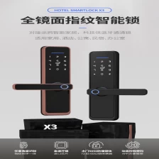 Cina Tuya wifi APP biometric fingerprint card door lock China made produttore