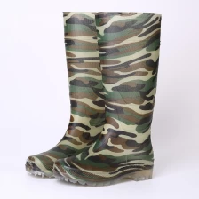 China 101-7 camuflagem botas de chuva sem segurança fabricante