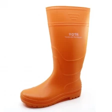 China 101-9 lightweight non safety matte pvc rain boots for work manufacturer