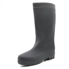 China 104 anti slip waterproof light weight cheap non safety pvc rain boots manufacturer