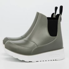 China HNX-003 nieuwe stijl waterdichte enkel regen laarzen voor vrouwen en mannen fabrikant