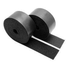 China Black Strong Sticky Self Adhesive Stickers China Manufacturer Provide Peel Nylon width Stick Hook And Loop manufacturer