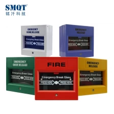 China Ponto de chamada manual de vidro de emergência para alarme de incêndio e saída de emergência fabricante