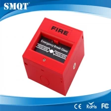 porcelana botón pulsador de incendios Fuego ruptura de alarma Galss fabricante