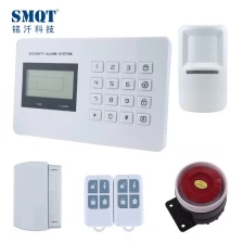 porcelana Sistema de alarma doméstica inalámbrico de voz GSM y PSTN fabricante