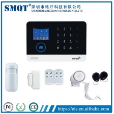 Chine Système d'alarme de contrôle sans fil sans fil GSM + WIFI de haute qualité pour la maison fabricant
