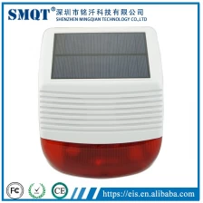 porcelana Inicio anti-robo alarma sistema de seguridad inalámbrico solar GSM luz estroboscópica kit de sirena EB-882 fabricante
