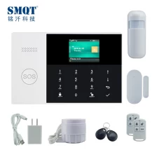porcelana Sistema de alarma inalámbrico de seguridad para el hogar wifi y gsm / 3G y gprs fabricante