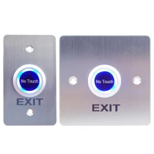Çin Kapı erişim kontrol sistemi için 2 Renk LED ışık kullanımı ile Kızılötesi Dokunmatik Çıkış düğmesi üretici firma