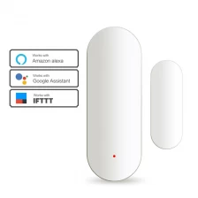 China O sensor de contato de porta inteligente WiFi funciona com a amazon alexa routines, google home e IFTTT fabricante
