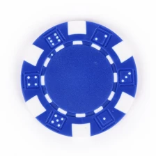 Китай Blue Composite 11.5g Poker Chip производителя