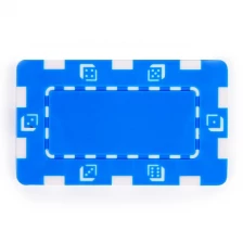 China Blue Composite 32g Square Poker Chip manufacturer