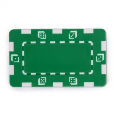 porcelana Green Composite 32g Square Poker Chip fabricante