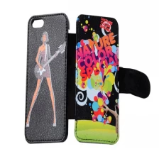 China Leather Case for iPhone 5/5s for UV Printing manufacturer