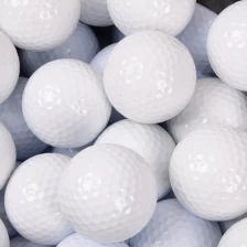 China Plain White Golf Ball Hersteller