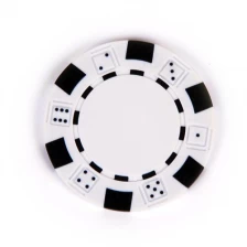 China White Composite 11,5 g Poker Chip fabrikant