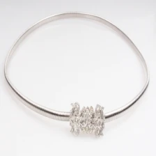 Çin 2014 women wide elastic crystal wedding dress belt BT60008 üretici firma