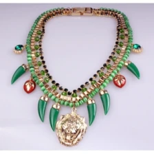 Çin 2018 TOP SALE FASHIONABLE Costume Women Pendant Necklace Wholesale Fashion Jewelry OEM Factory üretici firma