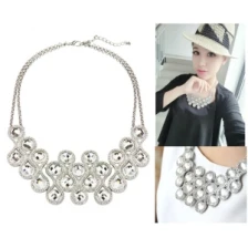 China Chinese knot crystal fashion jewelry choker necklace ZN002 manufacturer