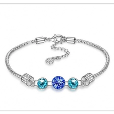 Çin Custom Woman Zinc Alloy Crystals Bracelet Manufacturer China üretici firma