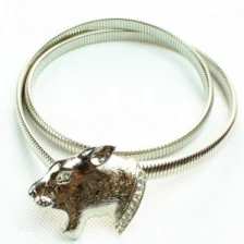 Çin Fancy stretch rhinestone chain punk fashion metal belt BT60078 üretici firma