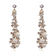 Çin Moda high-end Avrupa ve Amerika Birleşik Devletleri T sahne uzun damla Küpe moda tasarımcısı küpe kulak takı göster üretici firma