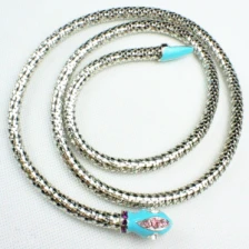 Çin Gold metal braided stretch elastic waistband waist belt BT60051 üretici firma