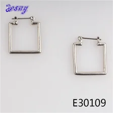 porcelana Hang cards for square stud ebay silver earrings designs E30109 fabricante