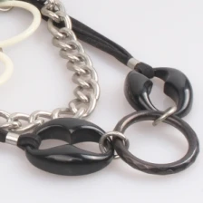 Çin Mixture Material Multi Elements Layers Necklace üretici firma