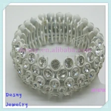 China New trend fashion shining alloy wrap crystal rhinestone charm bracelet manufacturer