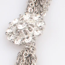 China Olympic rings silver couple gold statement necklace N90078 manufacturer