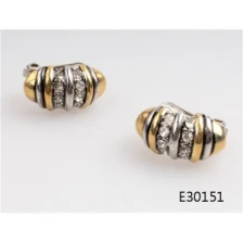 중국 One gram gold jewelry for boys clip on earrings designs E30151 제조업체