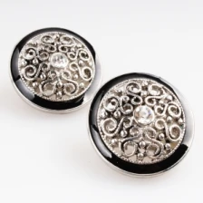 Çin Round shaped ethnic style clip on earrings designs E30080 üretici firma