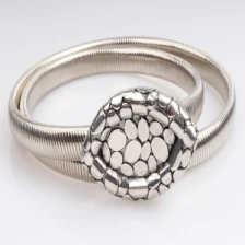 Çin Sale buckle wrist airline ladies fashion fancy metal belt BT60067 üretici firma